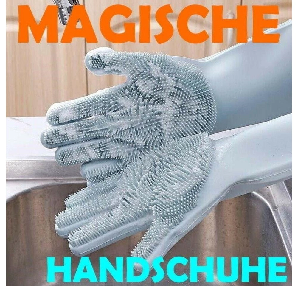 MAVURA Hitzeschutzhandschuhe »Magische Silikon Handschuhe Geschirrspülen Gummi Geschirrspülhandschuhe Reinigungshandschuhe«