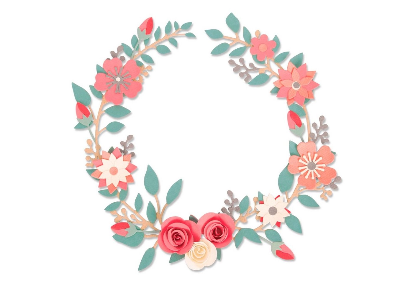 Sizzix Motivschablone »Wedding Wreath«, 0,3 - 13,3 cm