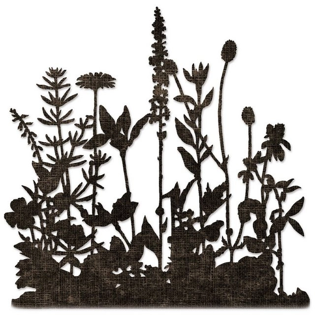Sizzix Motivschablone »Flower Field by Tim Holtz«, 12,1 cm x 11,4 cm
