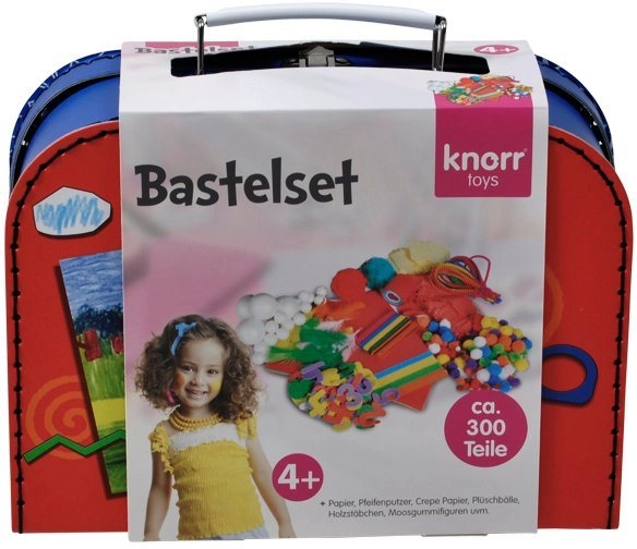 Knorrtoys® Kreativset »Bastelkoffer Arts & Crafts«, (Set, 300-tlg)