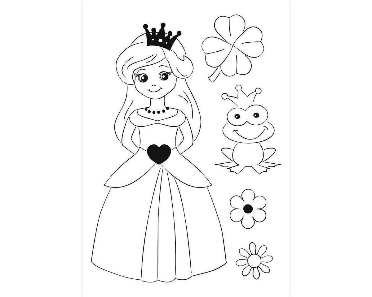 Fenstersticker »Kreidemarker Fensterfolie Girls«, URSUS