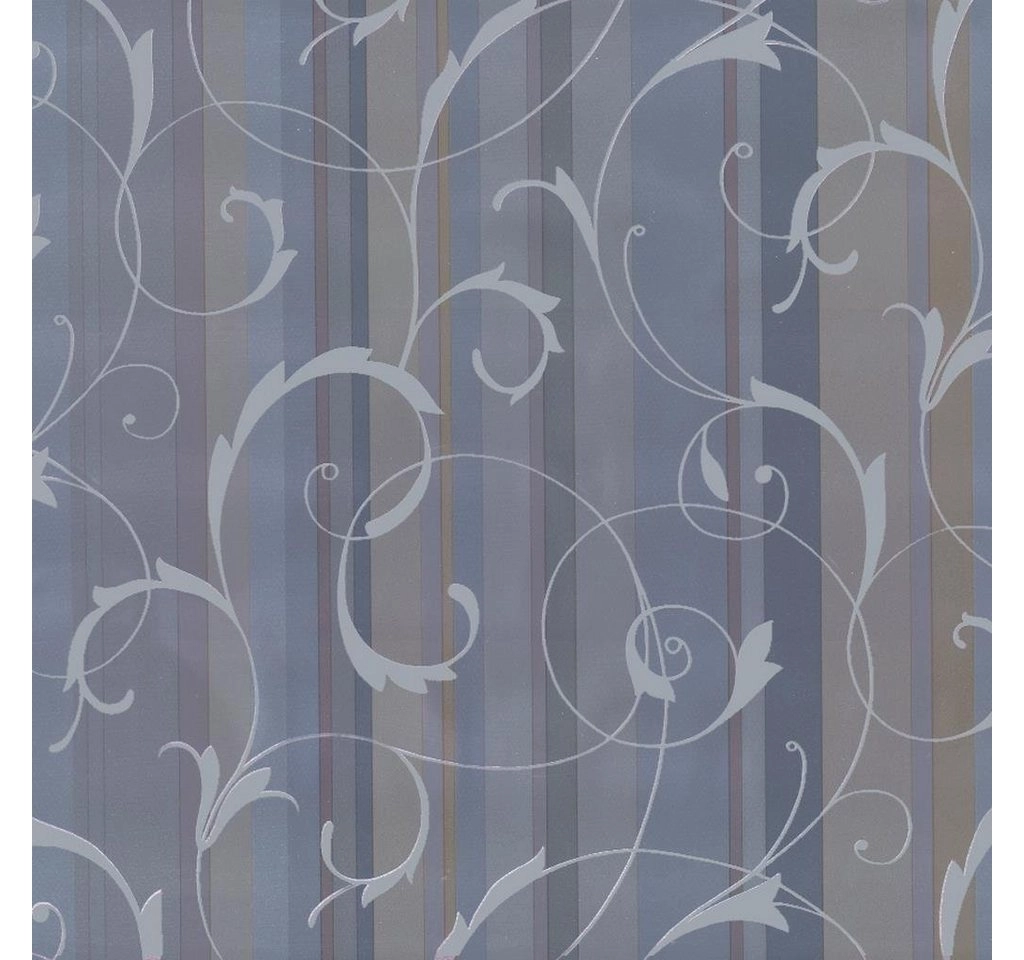 HaGa Dekorationsfolie »Klebefolie Scroll Overprint Blue/Grey in 45cm Breite (Meterware)«