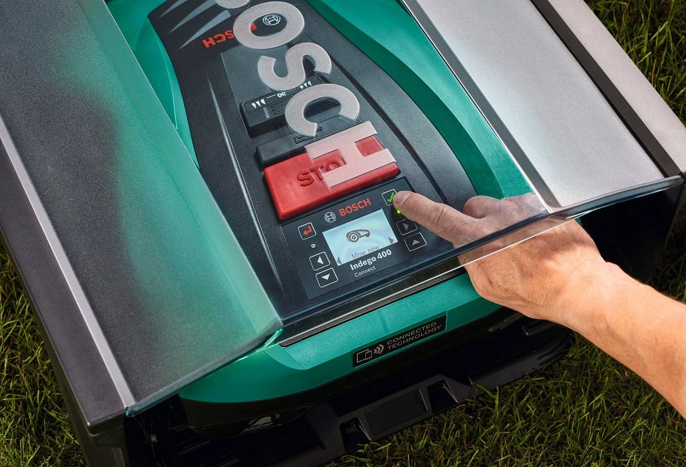 Bosch Home & Garden Mähroboter-Garage »Indego«, BxTxH: 50x27,5x51 cm, für »Indego 350« und »Indego 400«