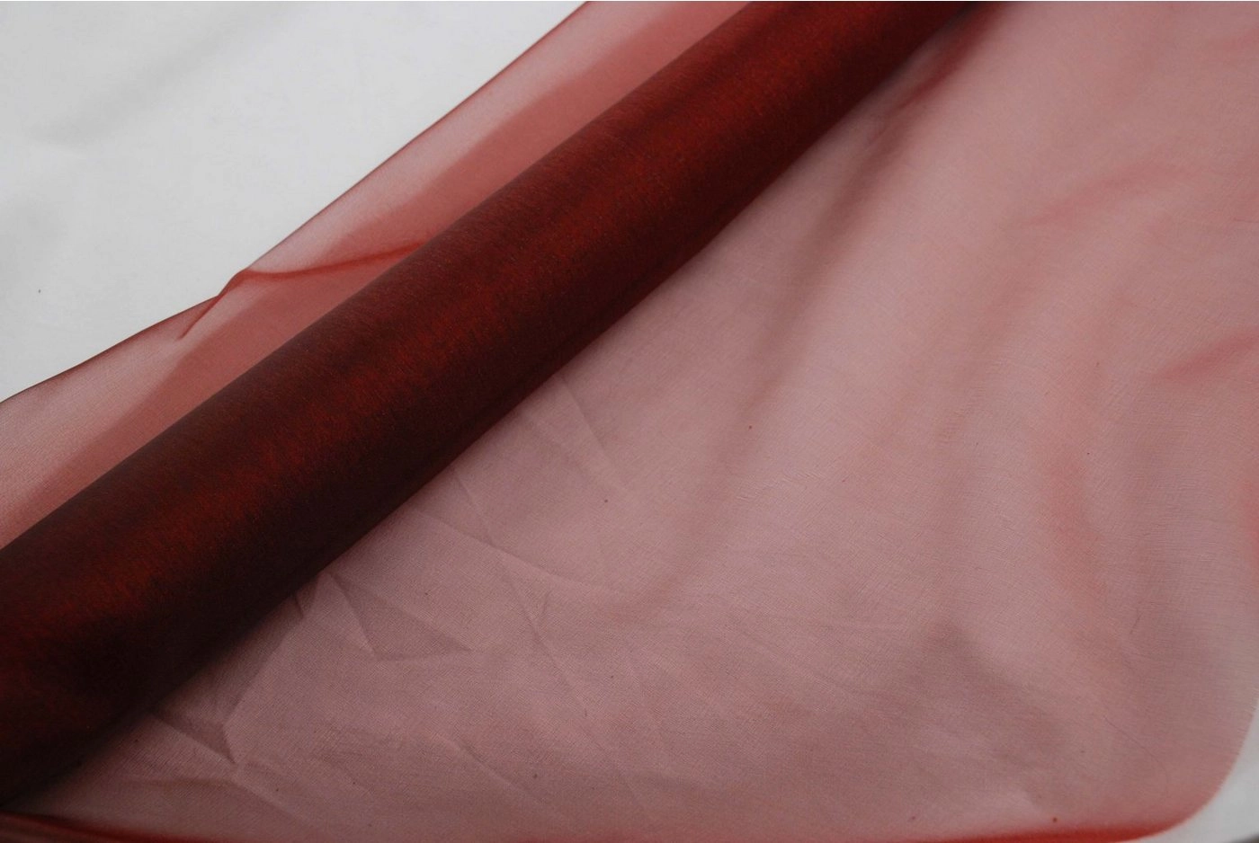 magic-man1001 Stoff »Organza bordeauxrot 70 cm x 10 m 2-Ton Dekostoff - Tischdeko«