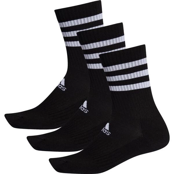 adidas 3-Streifen Cushioned Crew Socken, 3 Paar