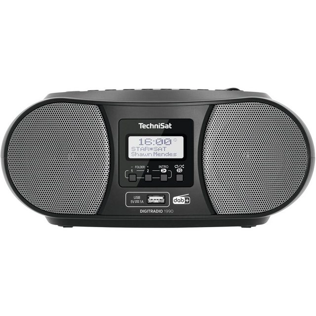 TechniSat TechniSat DIGITRADIO 1990 CD-Radio DAB+, UKW AUX, Bluetooth®, CD, USB Radio