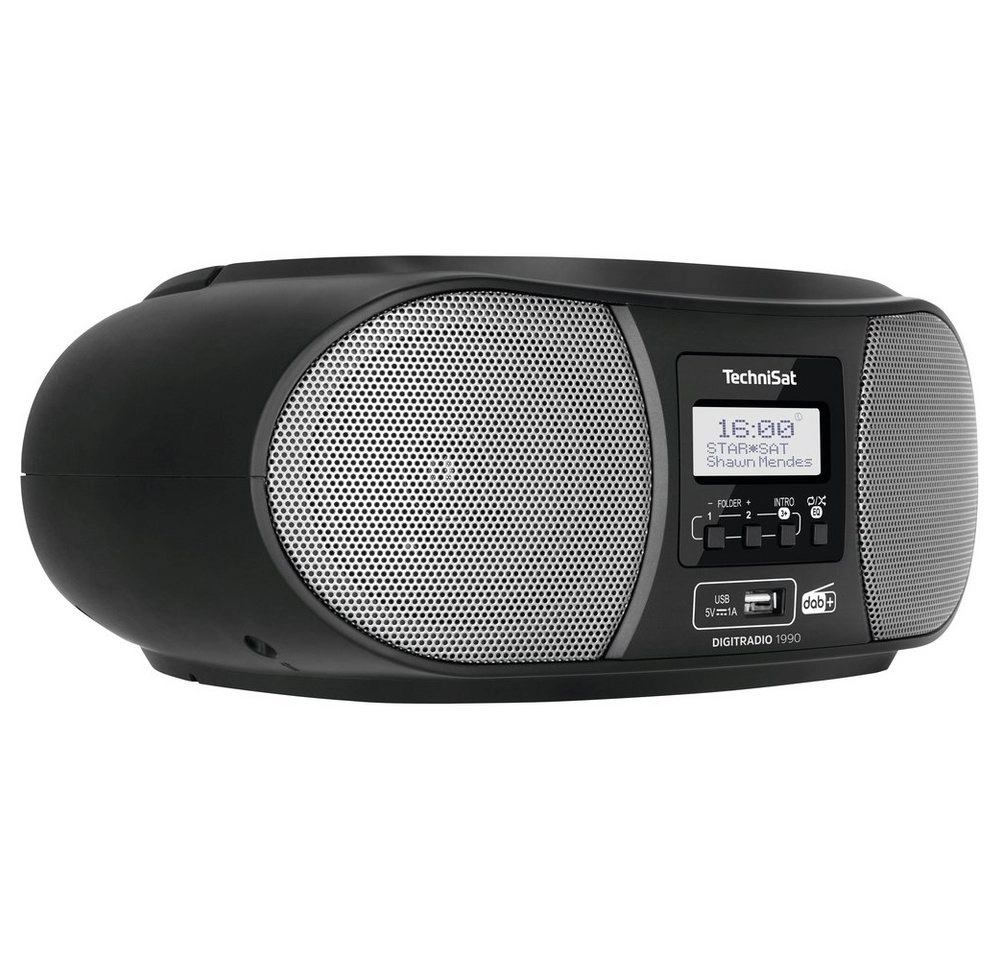 TechniSat TechniSat DIGITRADIO 1990 CD-Radio DAB+, UKW AUX, Bluetooth®, CD, USB Radio