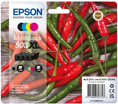 Multipack 4-colours 503XL Ink Chillies Druckerpatrone