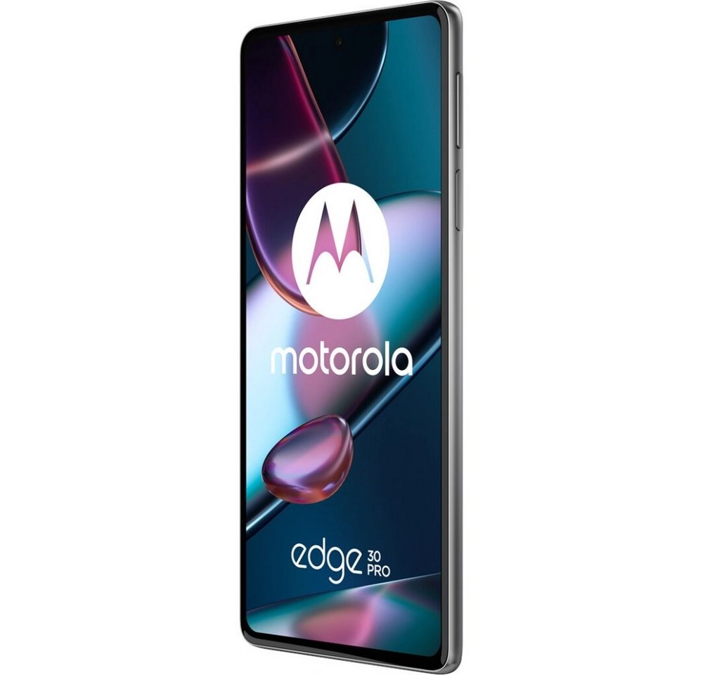 Motorola XT2201-1 Edge 30 Pro 5G 256 GB / 12 GB - Smartphone - stardust white Smartphone (6,7 Zoll, 256 GB Speicherplatz)