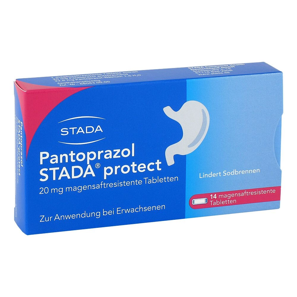 PANTOPRAZOL STADA protect 20 mg magensaftres.Tabl.