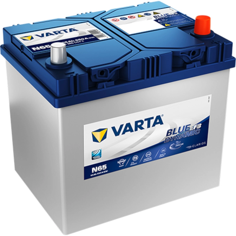 VARTA N65 Blue Dynamic EFB JIS 565501065 Autobatterie 65Ah