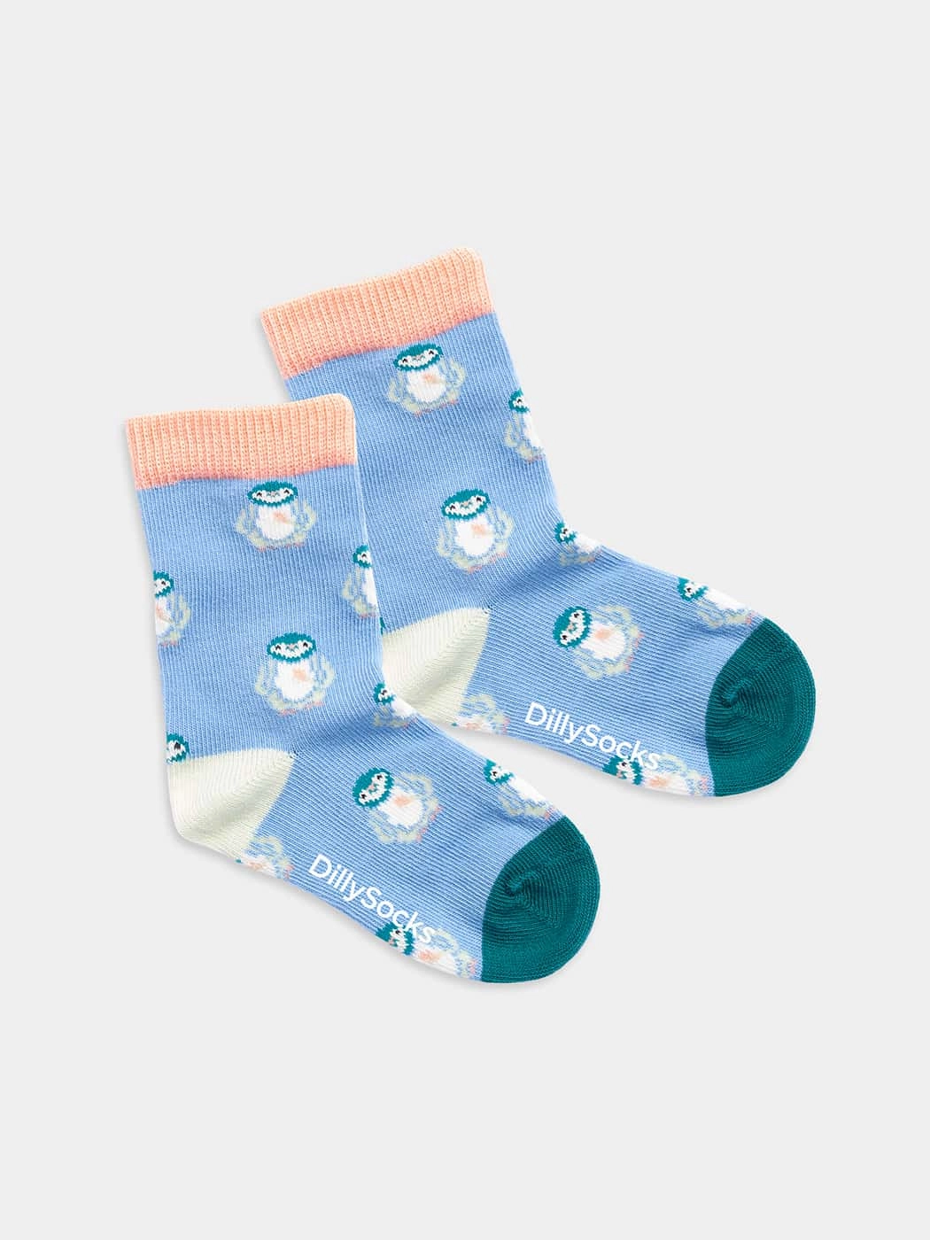 - Kindersocken in Blau mit Tier Motiv/Muster