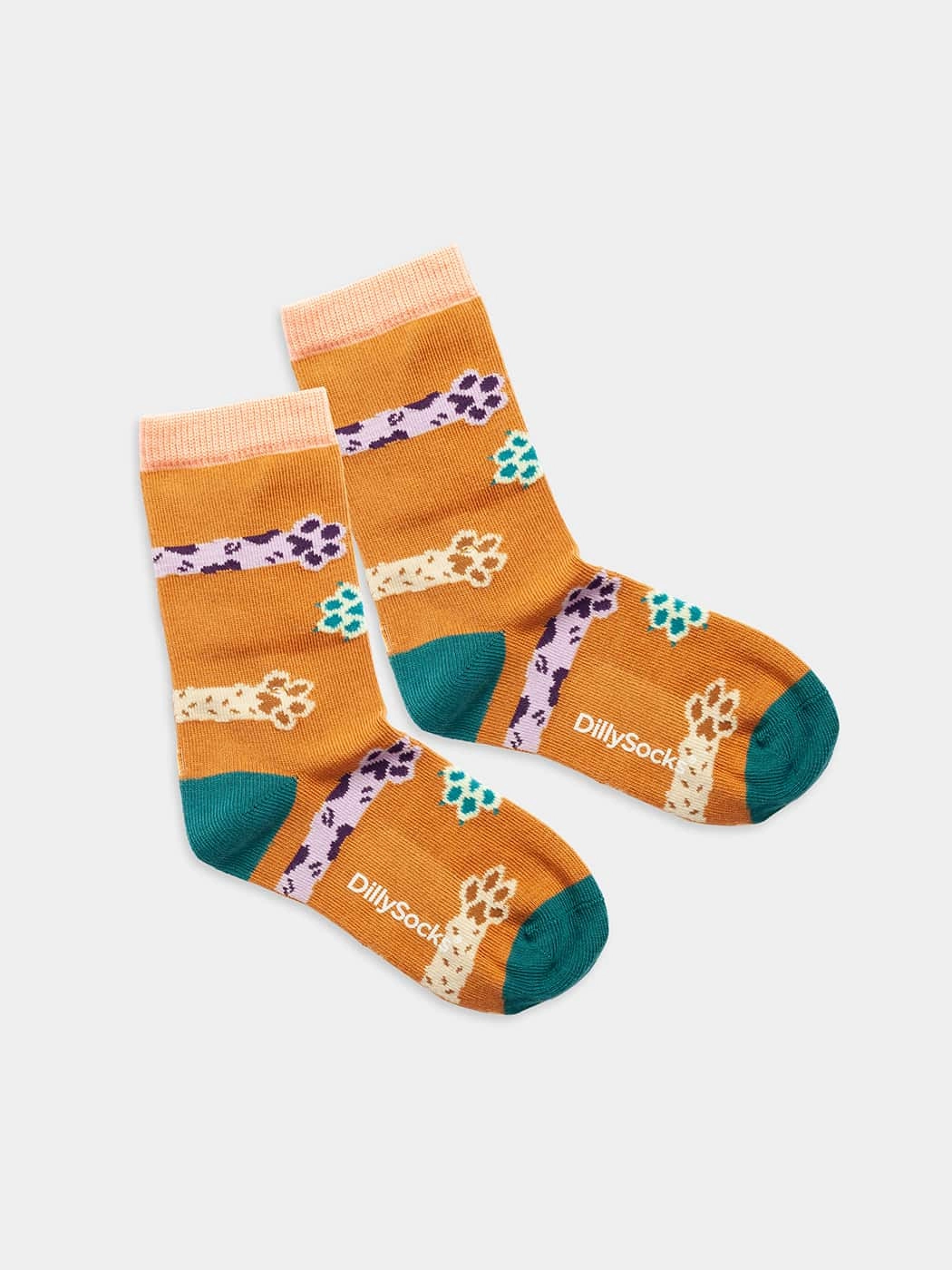 - Kindersocken in Braun mit Tier Motiv/Muster