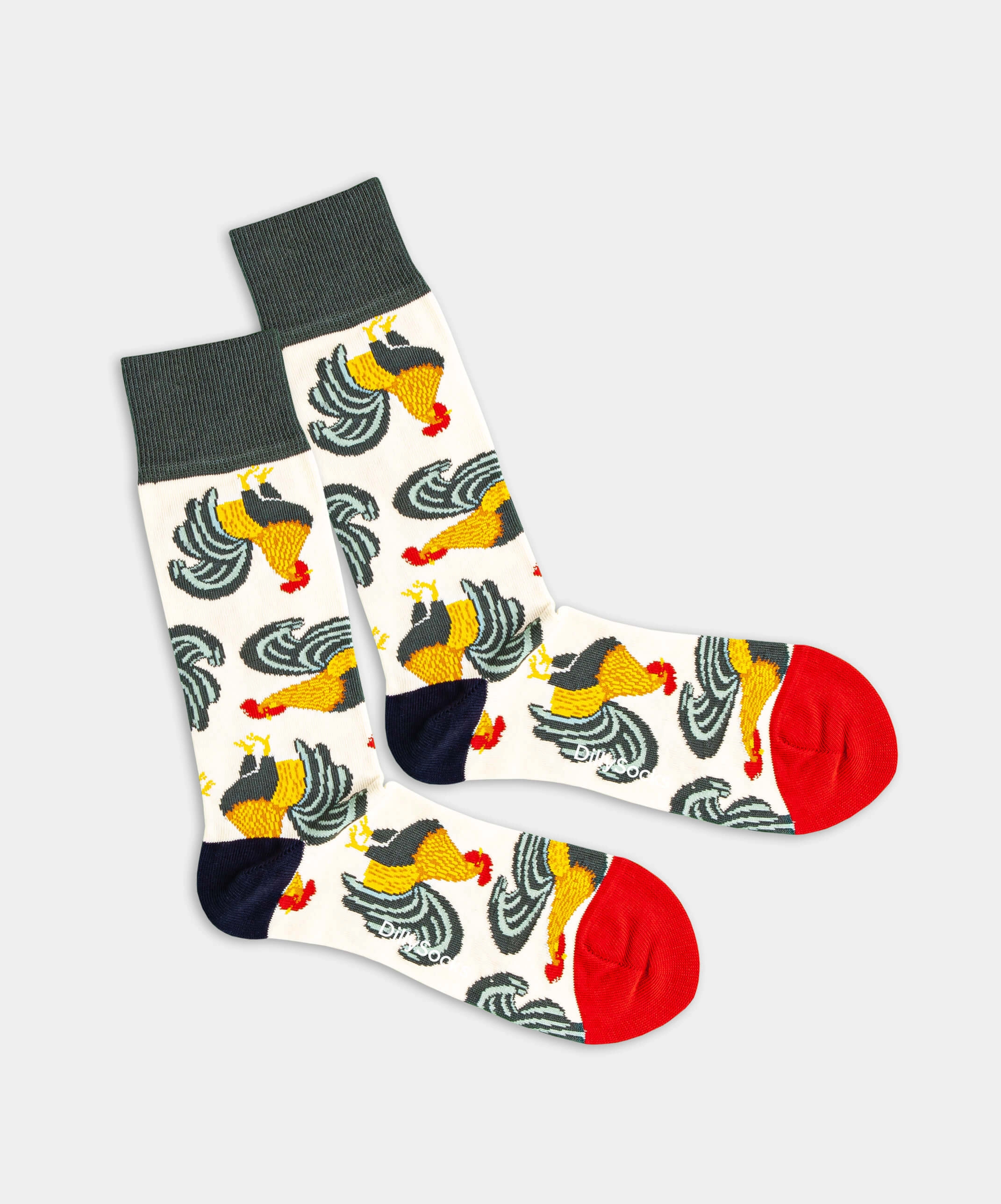 - Socken in Weiss mit Tier Motiv/Muster