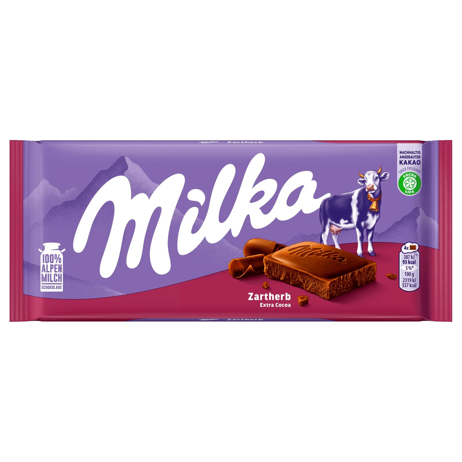 Milka Zartherbe Schokolade 100g