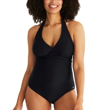 Abecita Haiti Halterneck Swimsuit Schwarz B/C 46 Damen