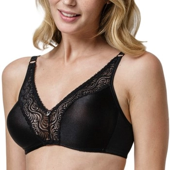 Abecita BH Glitter Moulded Soft Bra Schwarz D 90-95 Damen