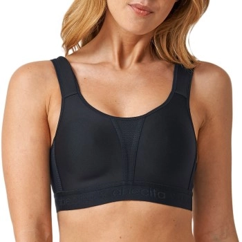 Abecita BH Kimberly High Support Sports Bra Schwarz Polyamid B 90 Damen