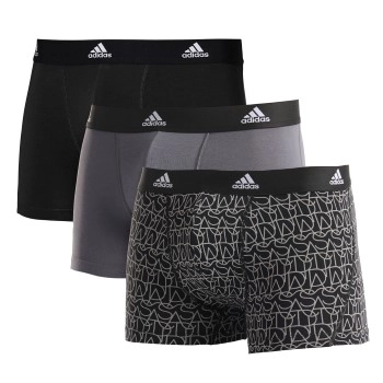 adidas 3P Active Flex Cotton Trunk Schwarz/Weiß Baumwolle XX-Large Herren