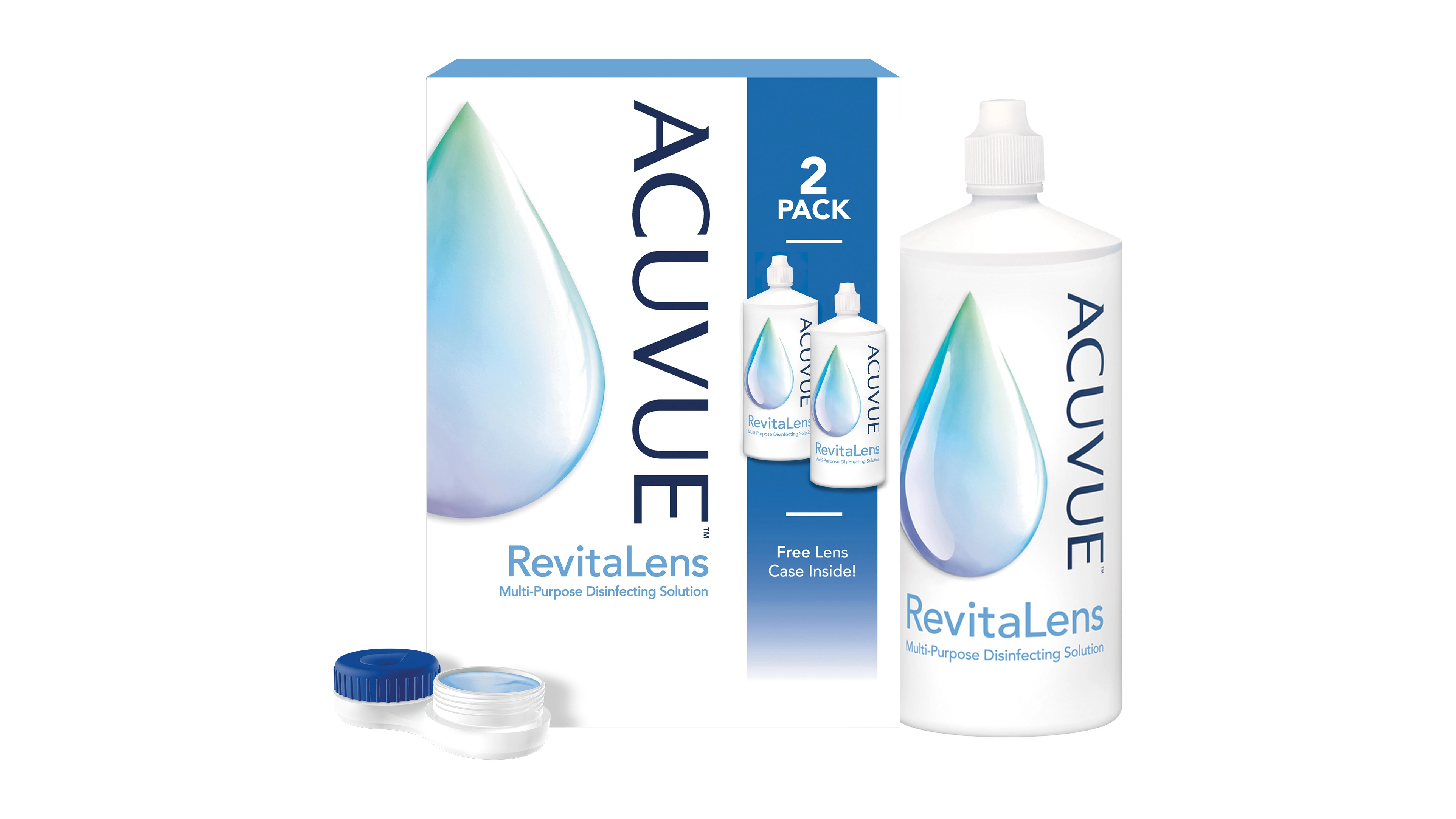 ACUVUE RevitaLens MPDS SC 2x300mL All-in-One Pflege Doppelpack 600 ml Kontaktlinsen-Pflegemittel; -Flüssigkeit; -Lösung; -Reinigungsmittel; Kontaktlinsen