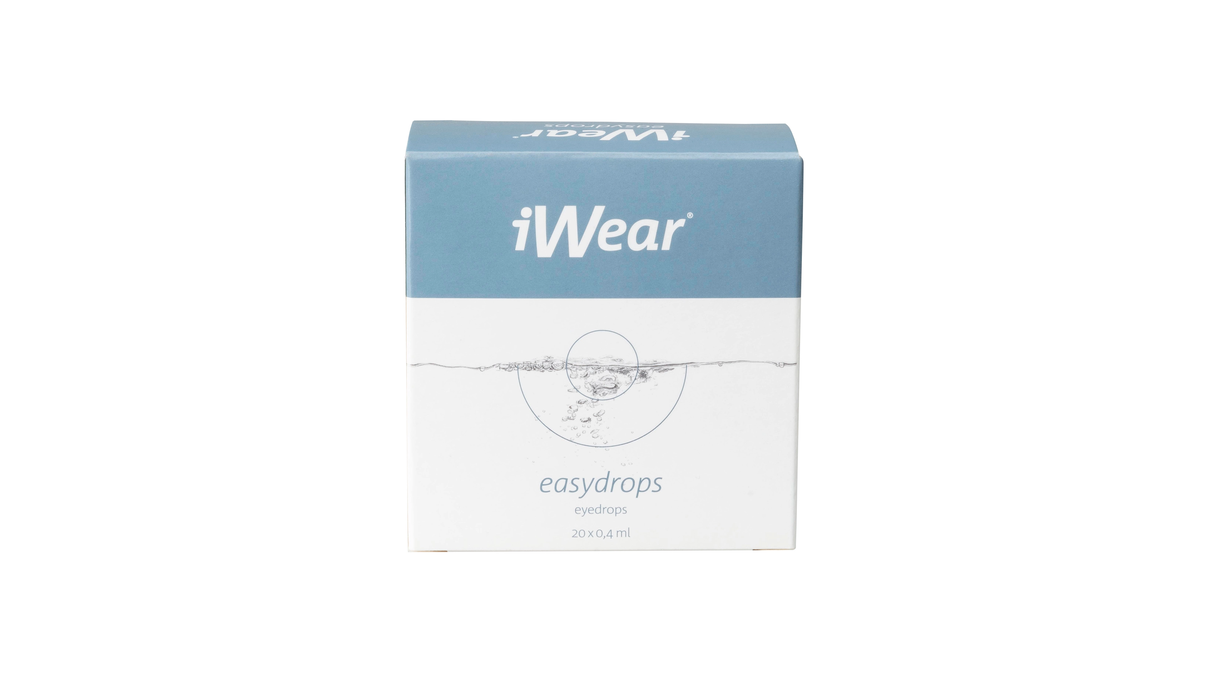 iWear® easydrops Augentropfen 20x0.4ml Augensprays & -tropfen Einzelampullen 8 ml Kontaktlinsen-Pflegemittel; -Flüssigkeit; -Lösung; -Reinigungsmittel; Kontaktlinsen