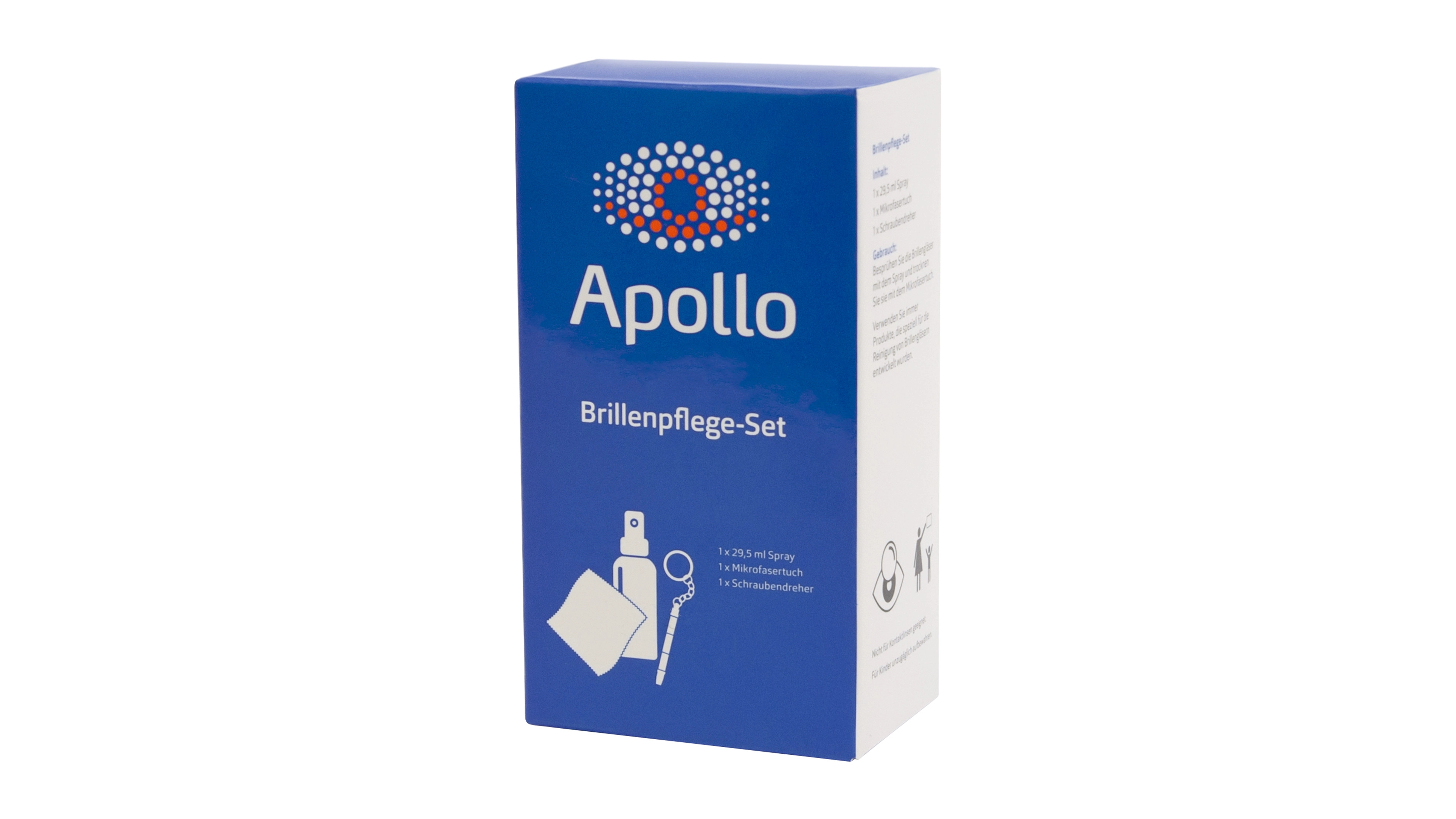 Basiq Brillenpflegeset 3-tlg. Apollo Reinigungsset Apollo 1 Stück Kontaktlinsen-Pflegemittel; -Flüssigkeit; -Lösung; -Reinigungsmittel; Kontaktlinsen