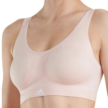 adidas BH Micro Cut Free Naked 2ply Bra Hellrosa X-Large Damen