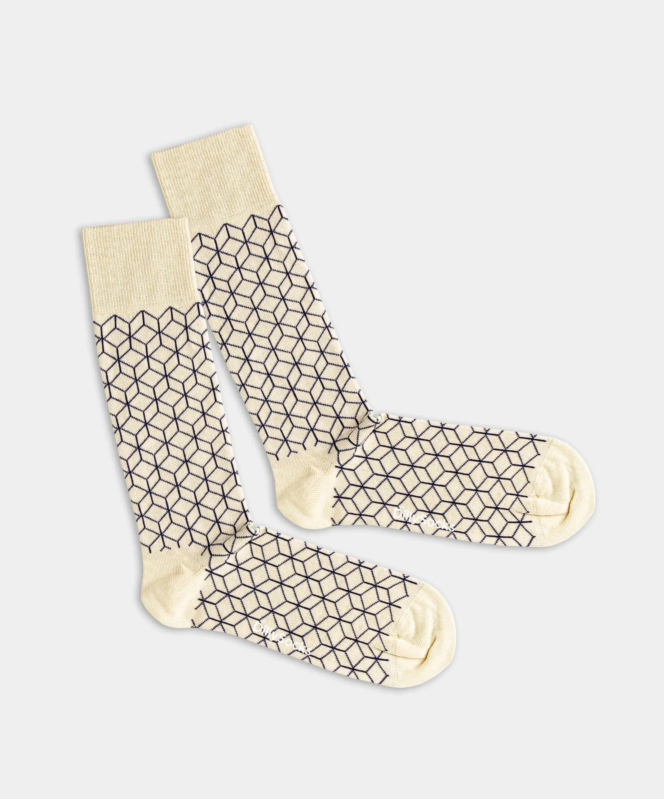 - Socken in Weiss mit Dice Motiv/Muster