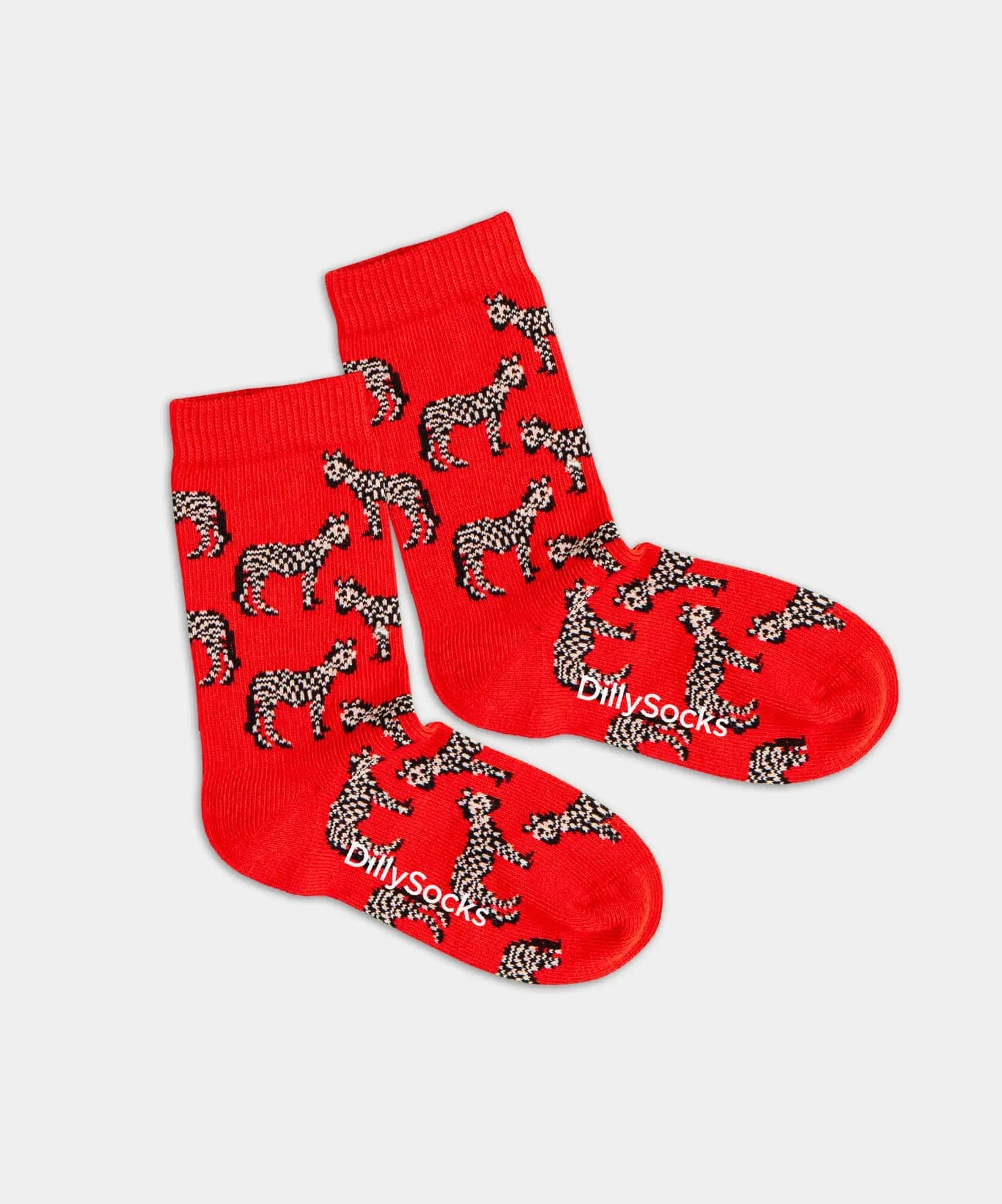 - Kindersocken in Rot mit Tier Motiv/Muster