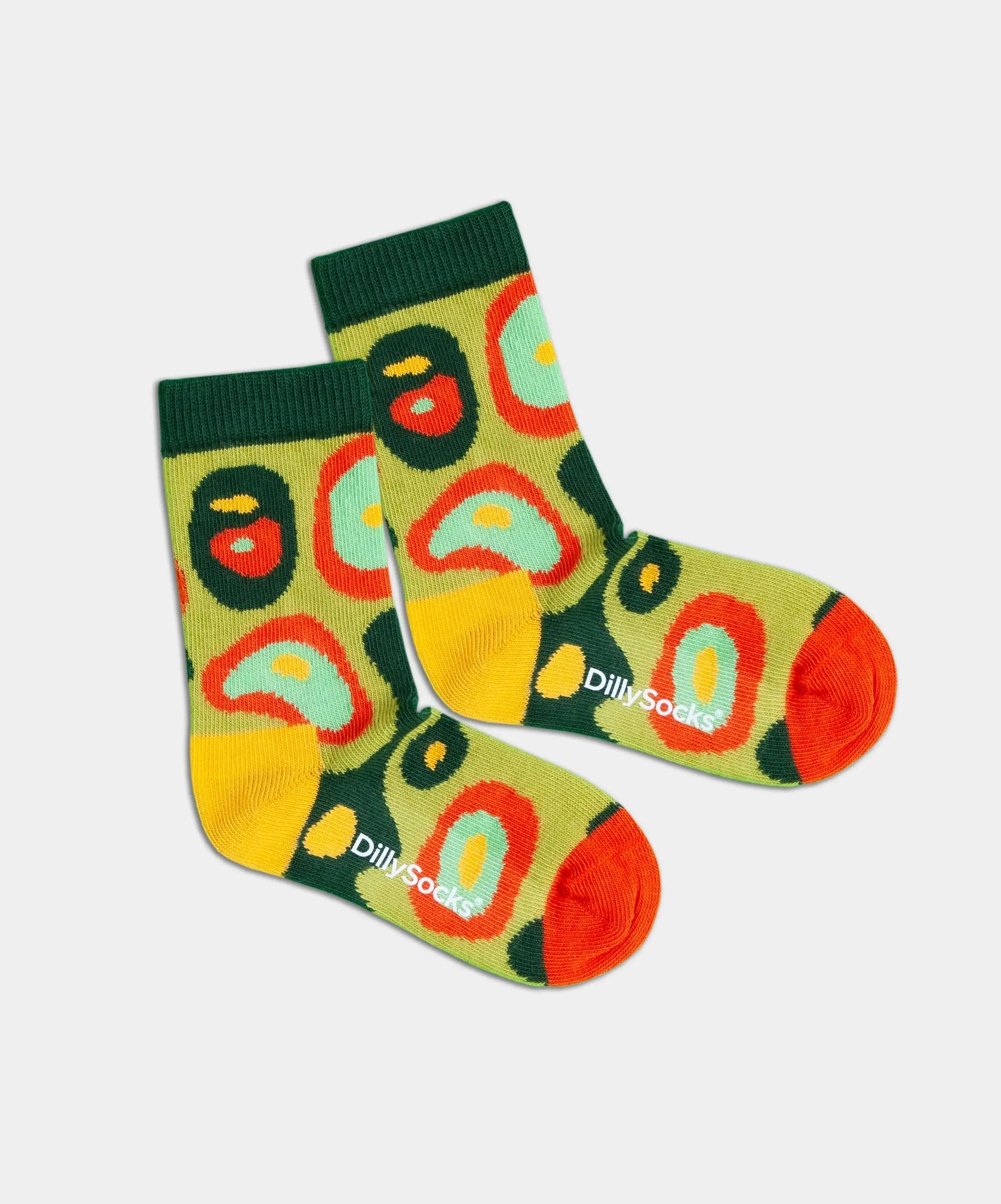 - Kindersocken in Grün mit Camouflage Motiv/Muster