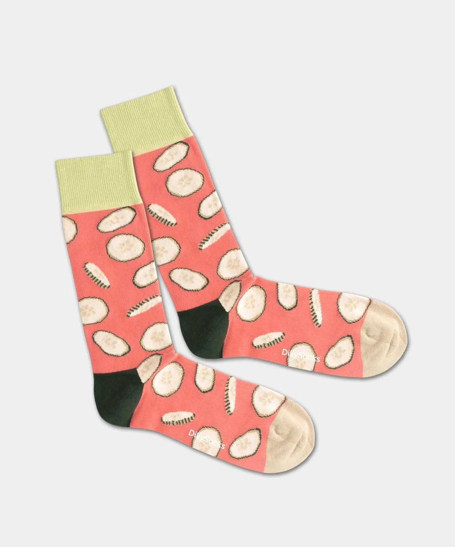 - Socken in Rot mit Essen Motiv/Muster