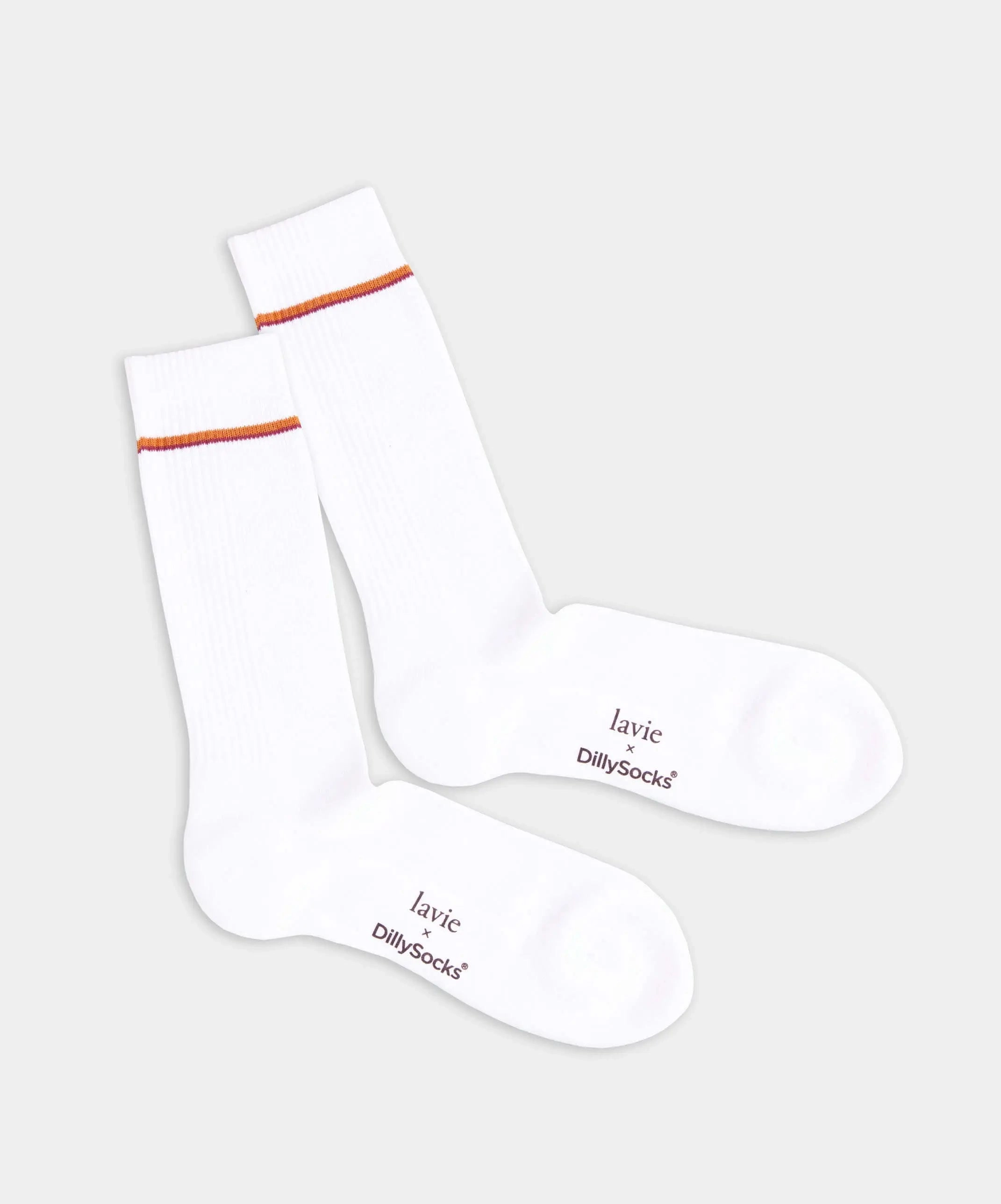 - Socken in Weiss mit Uni Motiv/Muster