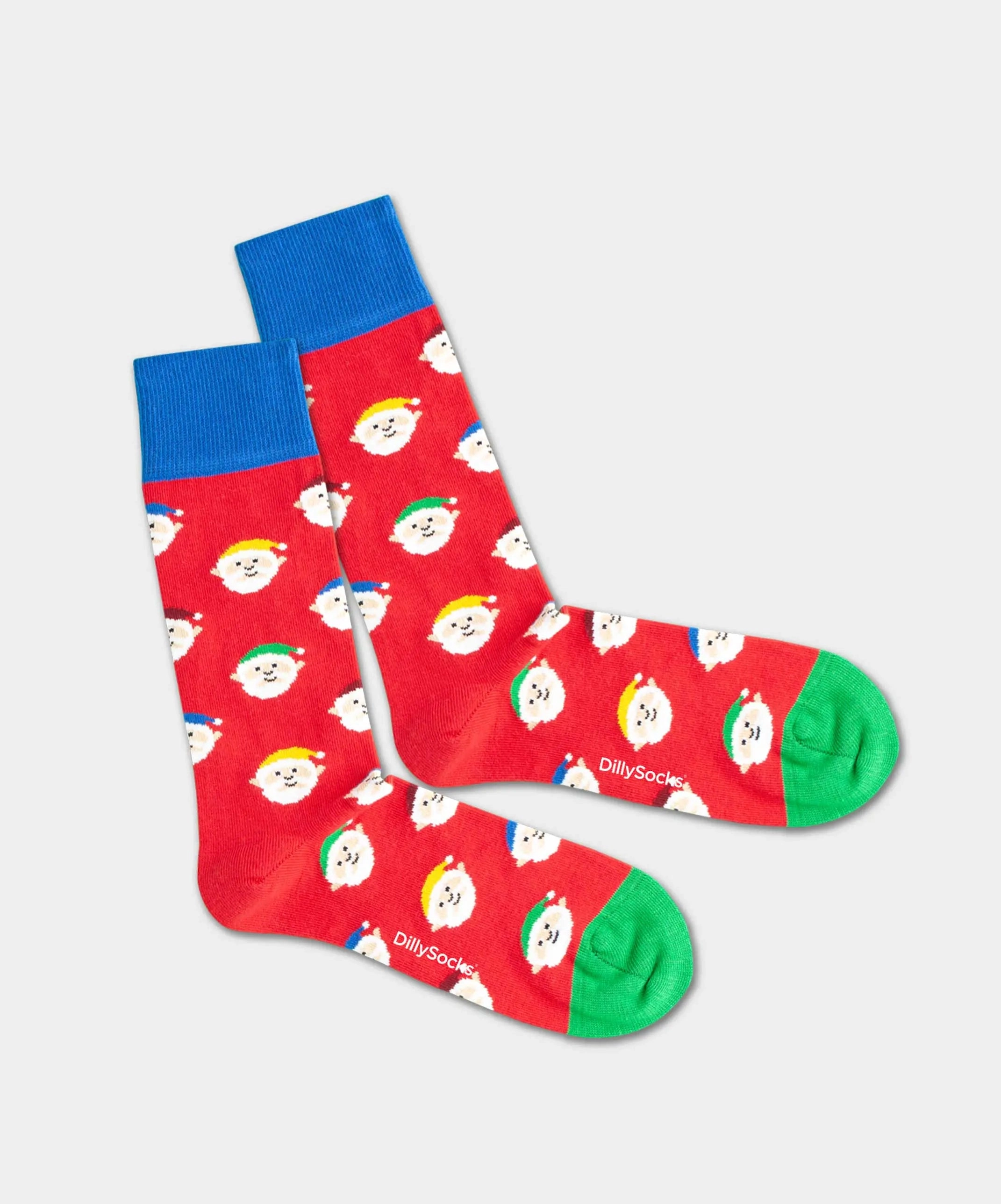 - Socken in Rot mit Weihnachten Motiv/Muster