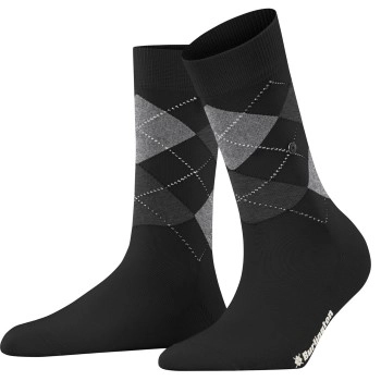 Burlington Covent Garden Mercerised Cotton Sock Schwarz Gr 36/41 Damen