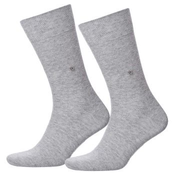 Burlington 2P Everyday Cotton Sock Hellgrau Gr 40/46 Herren