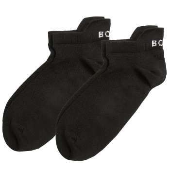 Björn Borg 2P Performance Solid Step Socks Schwarz Polyamid Gr 39/42