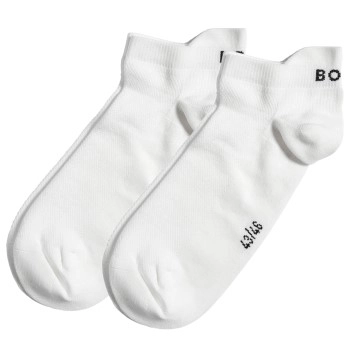Björn Borg 2P Performance Solid Step Socks Weiß Polyamid Gr 43/46