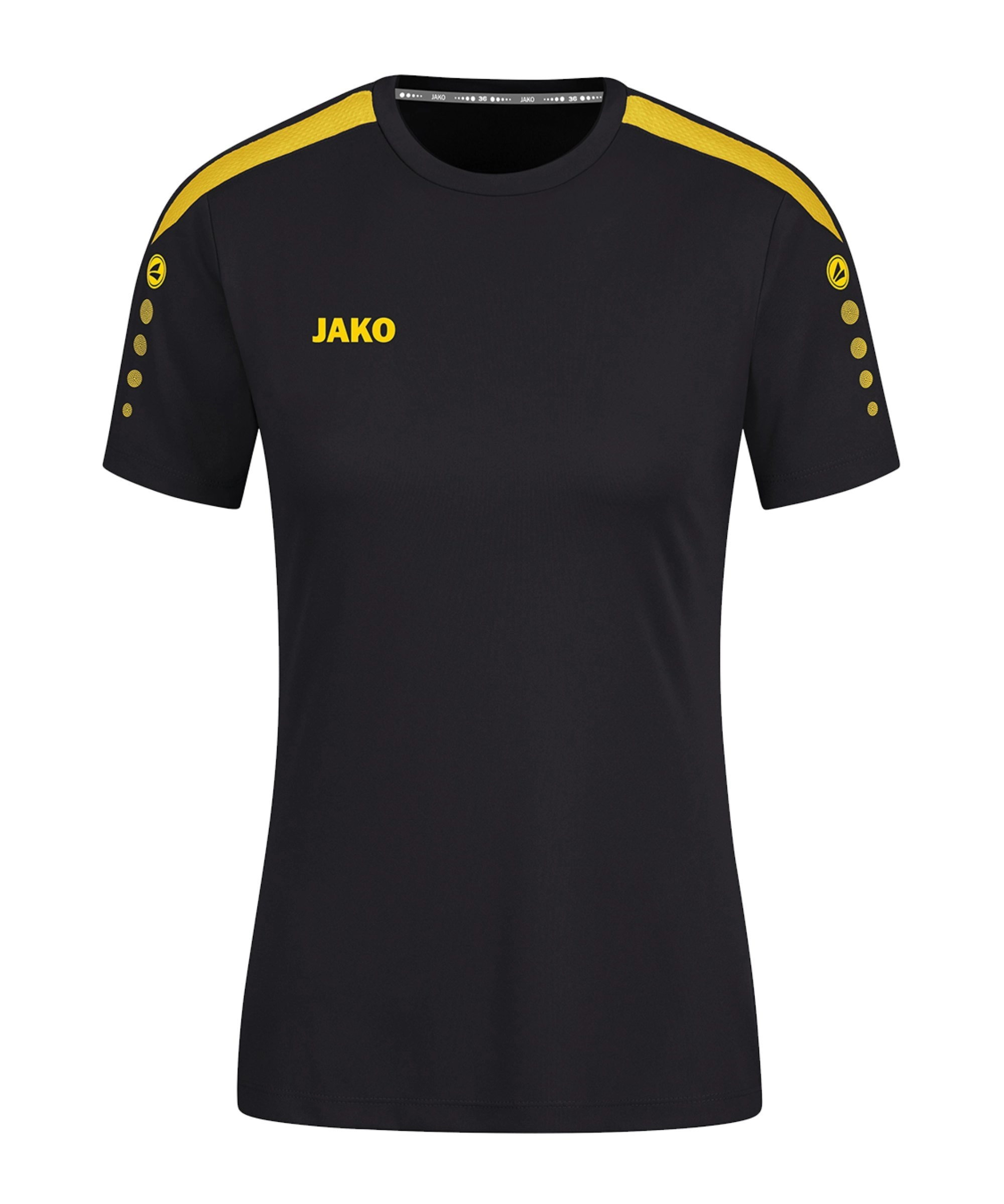 JAKO Power Trikot Damen Schwarz Gelb F803