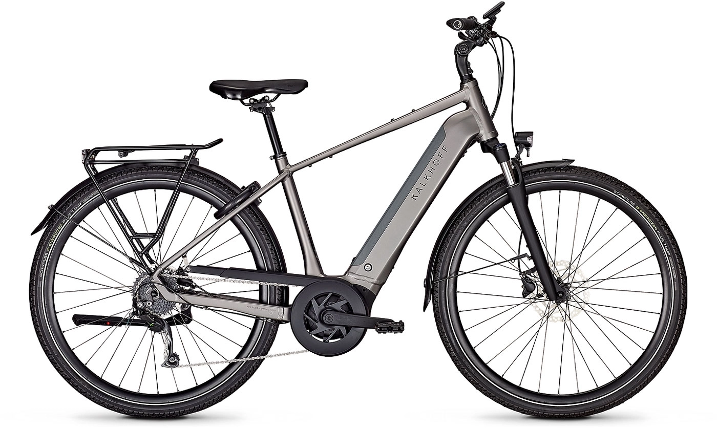 Herren e-Bike  Kalkhoff Endeavour 3.B Move Herren grau - 2023 (Akkukapazität: 500 Wh / Rahmenhöhe: 53 cm)