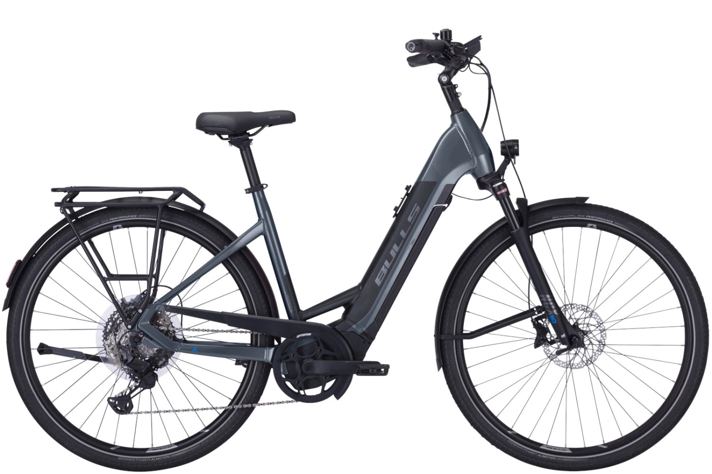 Unisex E-Bike  Bulls Lacuba EVO 11 grau (Akkukapazität: Brose FIT 555 Wh / Rahmenhöhe: 55 cm)