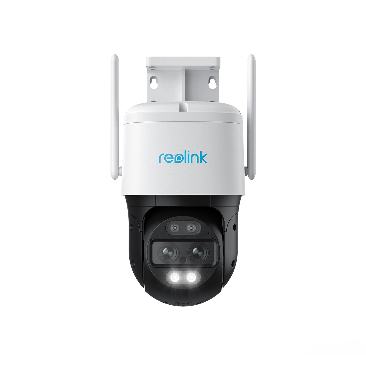 Reolink Trackmix WiFi – 4K PTZ Überwachungskamera Aussen mit Dual-Objektiv, 2,4/5GHz WLAN, Auto-Tracking, Smarte Personen-/Fahrzeug-/Haustiererkennung, 6X Hybrid-Zoom, Farbnachtsicht, 2-Wege-Audio.