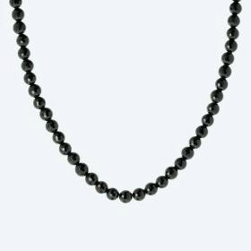 Collier AAATurmalin schwarz, ca. 188ct.