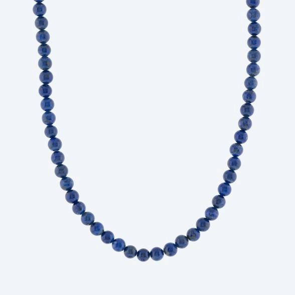 Collier Lapislazuli, ca. 45+5cm