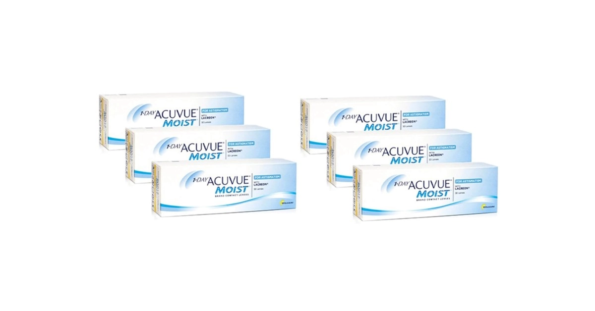 1-DAY Acuvue Moist for Astigmatism (180 Linsen)