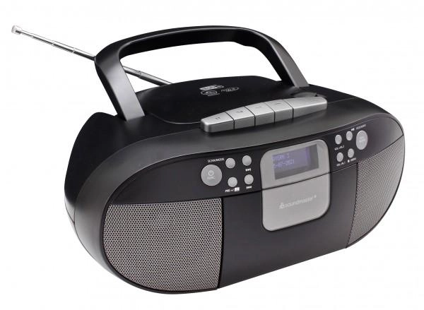 SCD7800 Schwarz DAB+ Radio mit CD Player