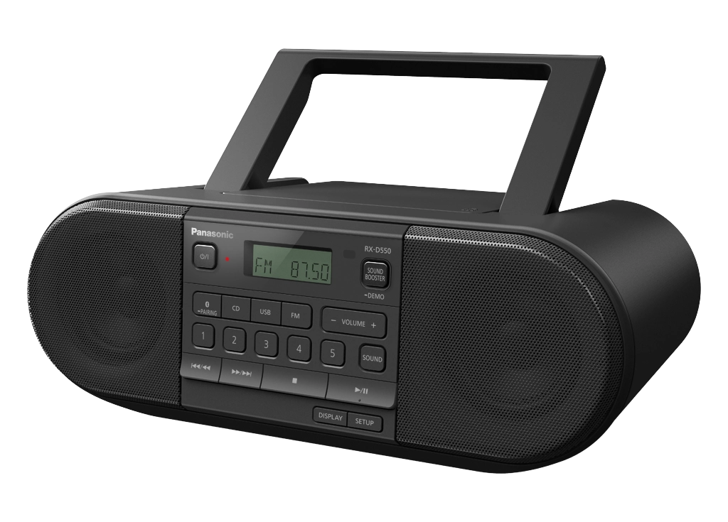 RX-D550E Radiorekorder mit CD-Spieler