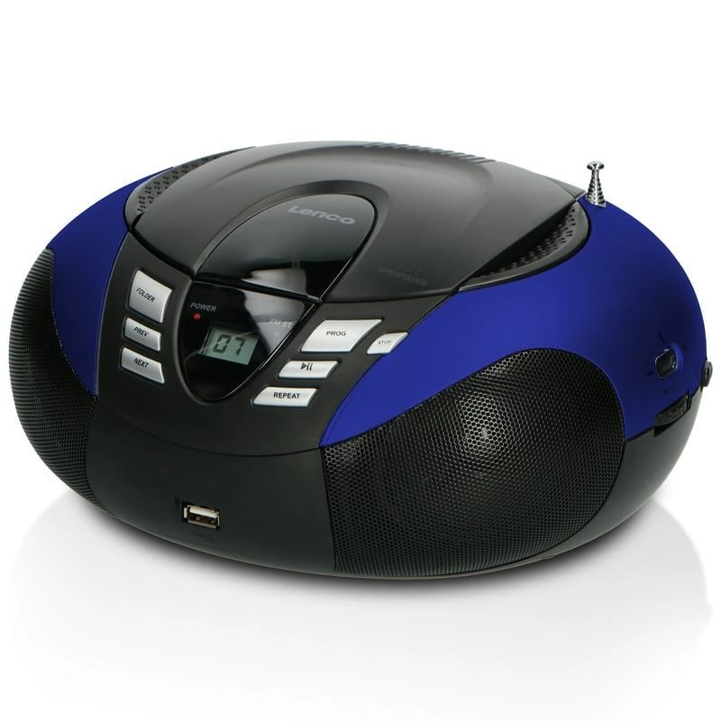 SCD-37 blau Radiorekorder mit CD-Spieler