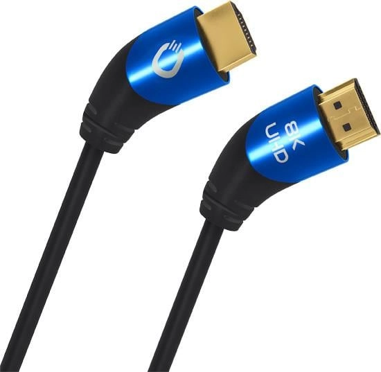 SHAPE MAGIC UHD 40 Ultra High-Speed HDMI® Kabel mit 40° Stecker 2m schwarz