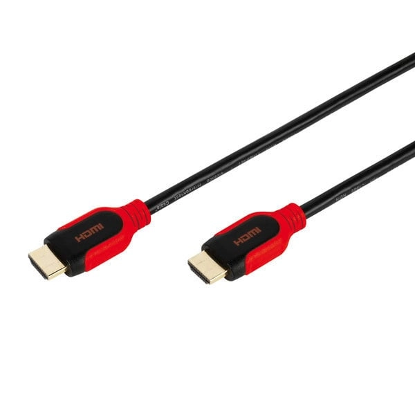 High Speed HDMI® Kabel mit Ethernet, 1,5 m rot (42955)