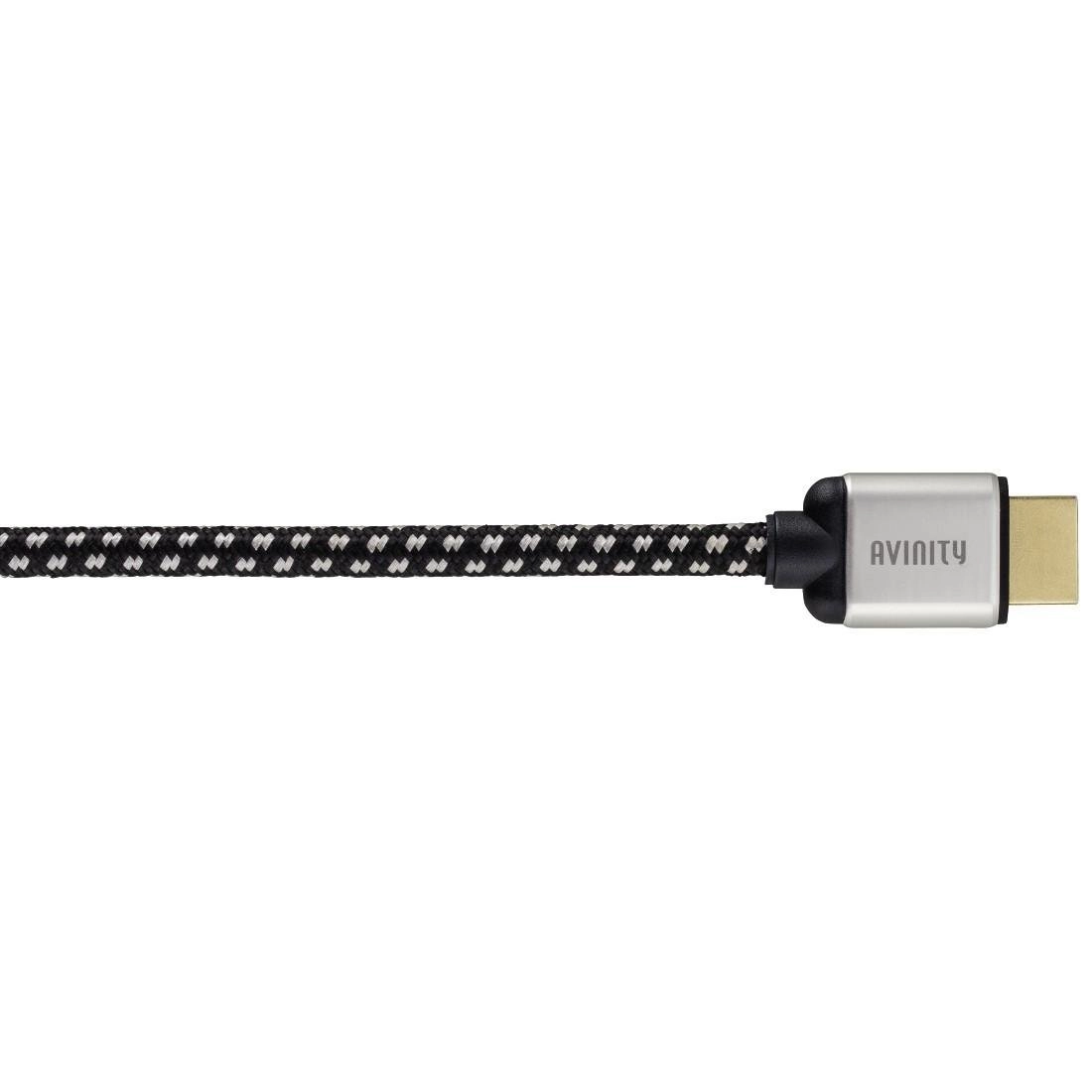 High Speed HDMI™-Kabel, St. - St., Gewebe, vergoldet, Ethernet, 1,5 m (00127086)